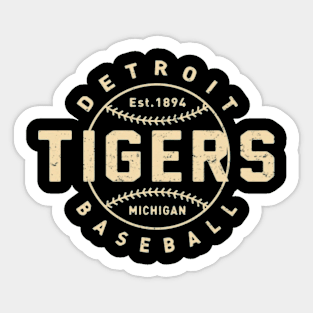 Vintage Detroit Tigers Sticker